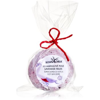 Soaphoria Lavender Fields Fizzy Bath Bomb esente pentru baie efect regenerator - imagine 2